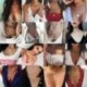 * 5 Arany kristály gyöngy nyaklánc - Női Boho többrétegű choker hosszú lánc állítás nyaklánc medál ékszer