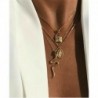 * 32 Arany szerpentin szűz ... - Női Boho többrétegű choker hosszú lánc állítás nyaklánc medál ékszer ajándék