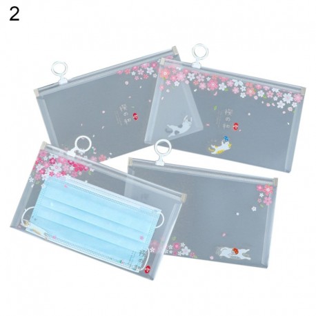 2 - 4db ELLENŐRZETT ARCBORÍTÓ PVC TÁROLÓTÁSKA SZERVEZŐ EGYSÉGES ELLÁTHATÓ POUCH VÉDELEM