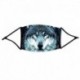 9. - UK_ ÁLLATI LION TIGER WOLF DIGITAL PRINT LÉLEGZHETŐ UNISEX FELHASZNÁLHATÓ ARCTAKARÓ O
