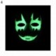 4 * - UK_ Unisex hátborzongató, világító teljes arcvédő éjszakai színpadi show Halloween Cosplay Pr