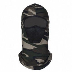 Szürke és Kék - Terepmintás - Motoros védőmaszk - Símaszk - Unisex