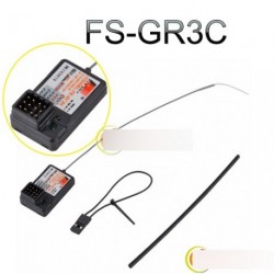 FlySky FS-GR3C GT3B GT2 2.4Ghz 3CH vevő Rc autó