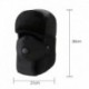Fekete - UK_ CC_ UNISEX SŰRÖS MELEG ARCBURKOLAT LÉLEGZŐ SZELEP SZÖVET PAMUT EARMUFFS HÓSAPKÁ
