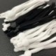 60db fekete   60db fehér lapos ... - 100 / 120db-os arcvédő elasztikus szalagok Earloop kötelek állítható csattal
