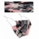 Pink Camo * - UK_ AM_ Rugalmas fejpánt gomb   arcvédő készlet sport izzadságot elnyelő por