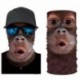 WFTJ-350 - UK_ Unisex Monkey Digital Print Anti UV nyakvédő Bandana arcvédő sál Új