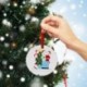 6. - LT_ UK_ 3db Hóember karácsonyfák arcborítással Kerek Xmas Fesztivál Penda