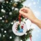 6. - LT_ UK_ 3db Hóember karácsonyfák arcborítással Kerek Xmas Fesztivál Penda