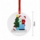 6. - LT_ UK_ 3db Hóember karácsonyfák arcborítással Kerek Xmas Fesztivál Penda