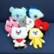 Keksz - Kulcstartó kulcstartó medál plüss baba forró játék ajándék karakter a KPOP Bangtan számára