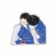 LOVE YOURSELF szív alakú zománc kitűző - KPOP - BTS - Bangtan Boys