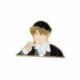 LOVE YOURSELF szív alakú zománc kitűző - KPOP - BTS - Bangtan Boys