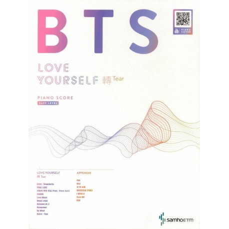 LOVE YOURSELF - Zongora kotta gyűjtemény - Kezdőknek - KPOP - BTS - Bangtan Boys - 68 oldalas