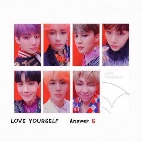 S verzió - 85 x 54mm-es 8db-os BTS fotó szett - LOMO kártya - KPOP - BTS - Bangtan Boys
