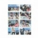 FLOWER CARDS - 85 x 54mm-es 8db-os BTS fotó szett - LOMO kártya - KPOP - BTS - Bangtan Boys