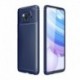 Kék - Xiaomi Poco X3 NFC szénszálas tok védőfedél TPU cseppálló tokhoz