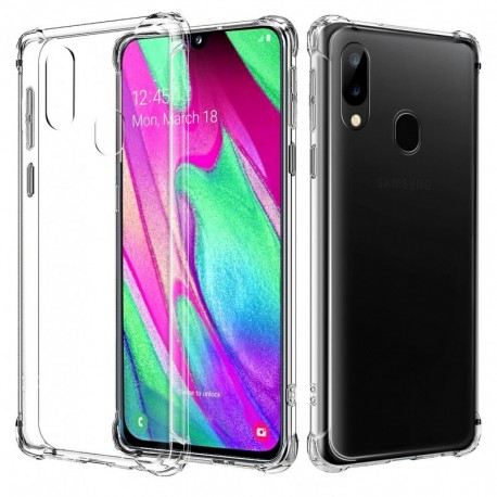 Galaxy A40 - Samsung Galaxy A30 A50 tiszta tokhoz ütésálló nagy teherbírású lökhárító tok fedél