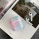 Szivárvány - Fülhallgató tok Airpods tokhoz Luxus márvány kemény fejhallgató védőtáska