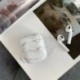 Szivárvány - Fülhallgató tok Airpods tokhoz Luxus márvány kemény fejhallgató védőtáska
