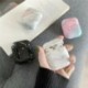 Szivárvány - Fülhallgató tok Airpods tokhoz Luxus márvány kemény fejhallgató védőtáska
