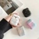 Szivárvány - Fülhallgató tok Airpods tokhoz Luxus márvány kemény fejhallgató védőtáska