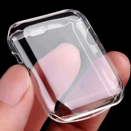 Apple Watch sorozat 5-44mm - Apple Watch Series 5/4 vékony teljes testtisztító puha TPU tok borítás 40 / 44mm
