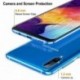 Nincs szín - Samsung Galaxy A70 Handy Schutz Hülle Silikon tok Tasche Cover 9H Hartglas