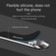 szürke - Mini szalag alakú autós telefon tartó mágneses tartó állvány mobiltelefon iPhone GPS-hez