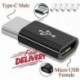 Fehér (5 db) - 5 X USB 3.1 C típusú férfi - mikro USB csatlakozó adapter átalakító csatlakozó USB-C UK