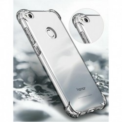 A Huawei P9 Lite 2017 készülékhez - Frissítés 360 ° -os ütésálló puha szilikon TPU átlátszó tok Huawei P10 / Honor
