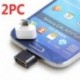 fehér - 2PC Hot Micro USB Male to USB 2.0 Adapter OTG Converter for Android Tablet Phone