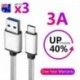 Fonott C-típusú 1M x3 - 3x Type-C 3.1 USB-C adatszinkron töltőkábel Samsung Galaxy Note 9 S8 S9Plus készülékhez