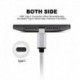 Fonott C-típusú 1M x3 - 3x Type-C 3.1 USB-C adatszinkron töltőkábel Samsung Galaxy Note 9 S8 S9Plus készülékhez