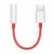 2 db - Oneplus 6T Type-c - 3,5 mm-es audiokábel Fejhallgató-adapter kábel USB-C csatlakozó A