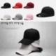 fehér - Unisex stílusos üres sima snapback sapka hip-hop állítható bboy baseball sapka
