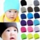 fehér - Baby Cap Beanie Boys Girls tipegő csecsemő gyermekek pamut puha aranyos unisex kalap