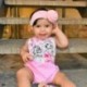 Sárga - 2019 Kids Girls Baby Toddler Turban Knot fejpánt hajszalag kiegészítők fejfedők