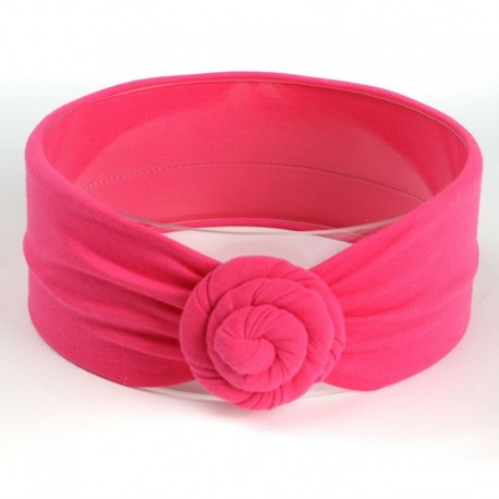 Rózsavörös - 2019 Kids Girls Baby Toddler Turban Knot fejpánt hajszalag kiegészítők fejfedők