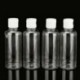 1 db - 10x 100ml műanyag átlátszó palack Travel Lotion folyékony sampon smink barkács-konténer