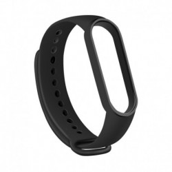 Fekete - Xiaomi Mi Band 5 szilikon puha csuklópánt karkötő csere karszalaghoz UK