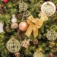 5 cm - 6db karácsonyfa arany gömb Baubles függő party dísz karácsonyi dekoráció 5CM / 6CM