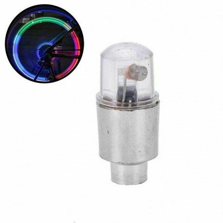 RGB - 2 x LED szitakötő autó kerék abroncs izzó gumiabroncs légszelep szár szár lámpa dekoráció