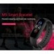Rózsaszín - M5 Smart Band Watch karkötő karszalag Fitness Tracker vérnyomás pulzusszám