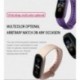 Rózsaszín - M5 Smart Band Watch karkötő karszalag Fitness Tracker vérnyomás pulzusszám