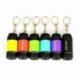 sárga - Mini USB újratölthető zseblámpa LED-es zseblámpa lámpa zseb kulcstartó vízálló