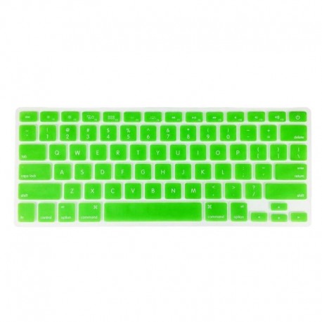 Zöld - Puha szilikon billentyűzet borító védőbőr MacBook Pro Air 13 15 17 retinához