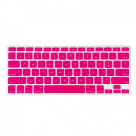 Rózsavörös - Puha szilikon billentyűzet borító védőbőr MacBook Pro Air 13 15 17 retinához