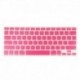 Rózsaszín - Puha szilikon billentyűzet borító védőbőr MacBook Pro Air 13 15 17 retinához