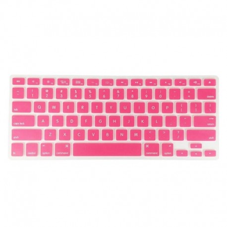Rózsaszín - Puha szilikon billentyűzet borító védőbőr MacBook Pro Air 13 15 17 retinához